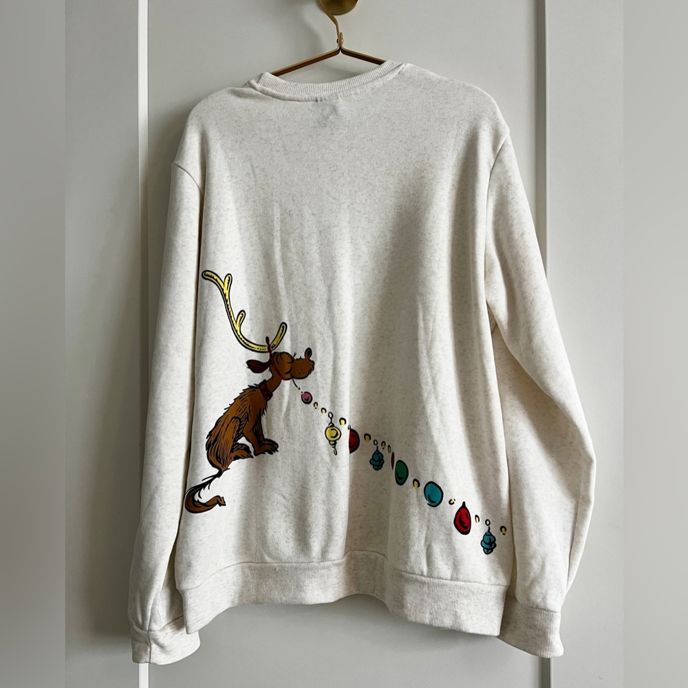 EUC Target’s Dr. Seuss The Grinch Christmas Sweatshirt Size Large - Picture 12 of 13